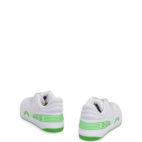 GUCCI Demetra GG Supreme Basket Low Top Sneakers Green White Men\'s Size 12 NEW main image 12